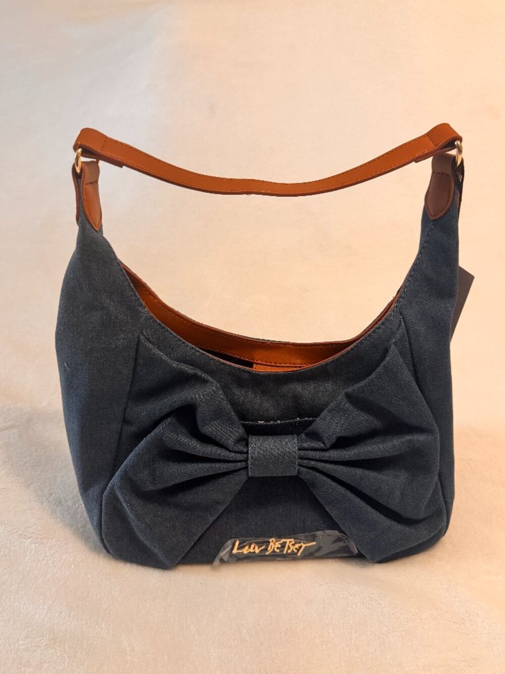 Luv Betsey by Betsey Johnson Denim Bow Shoulder Bag